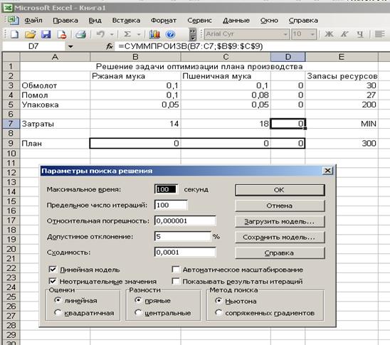 Контрольная работа по теме Упаковка муки пшеничной